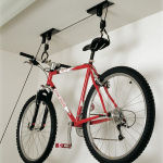 Ceiling Mounted Bike Lift Pulley System